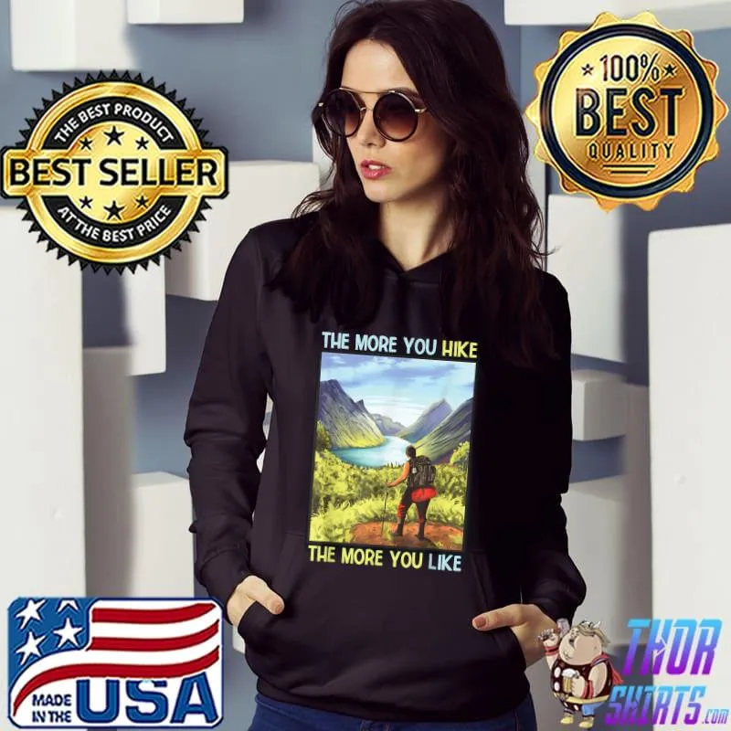Art Outdoor Hiking Graphic Camping In Mountains Or Nature T-Shirt Hoodie