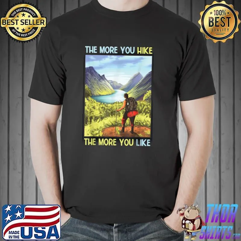 Art Outdoor Hiking Graphic Camping In Mountains Or Nature T-Shirt Unisex