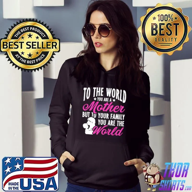 Awesome Mother World Family Mom Mommy Mama Grandma Grandmother Nana Premium T-Shirt Hoodie