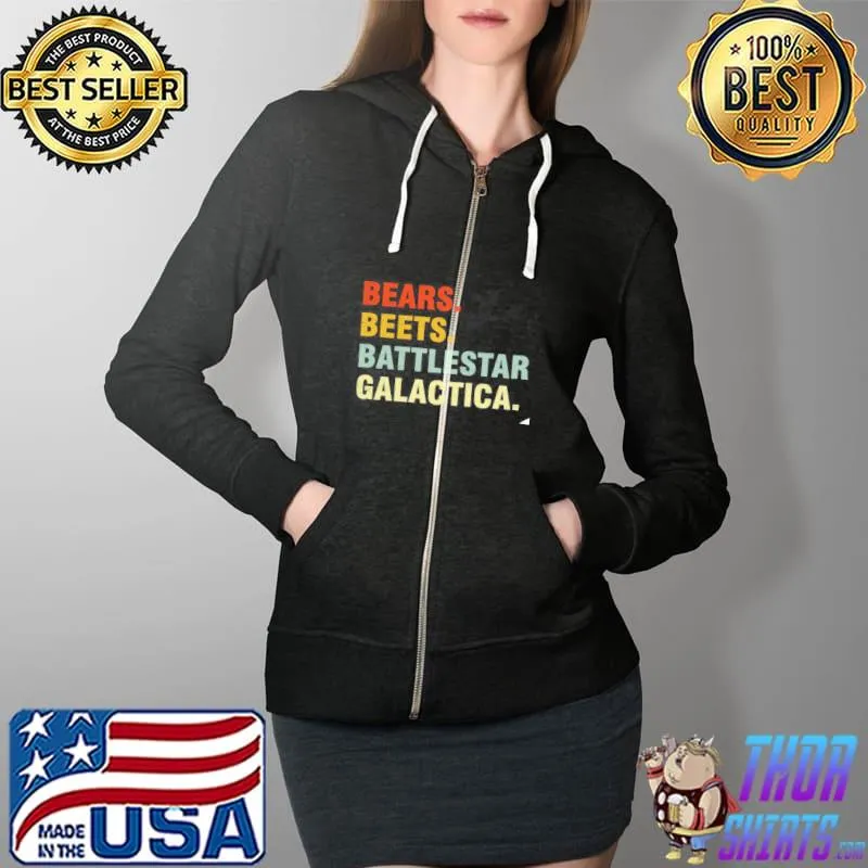 Bears beets battlestar galactica Full Zip Hooded