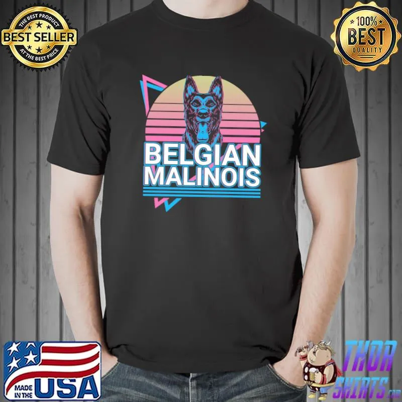 Belgian Malinois Retro T- Unisex