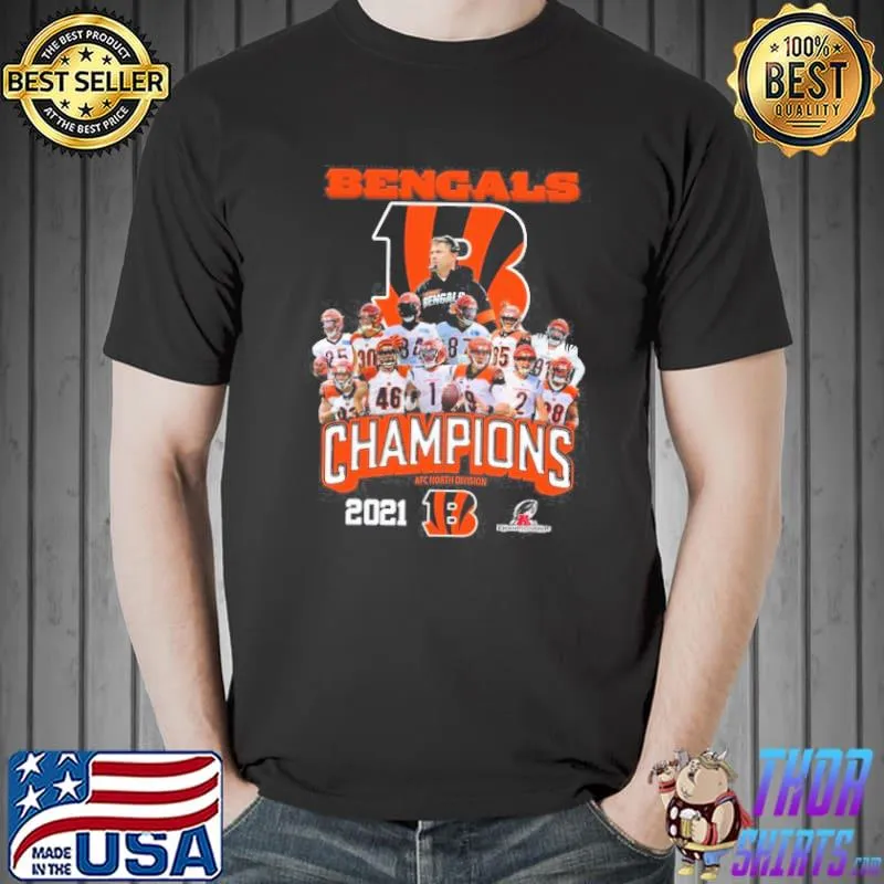 Bengals champions afc north division 2021 Unisex