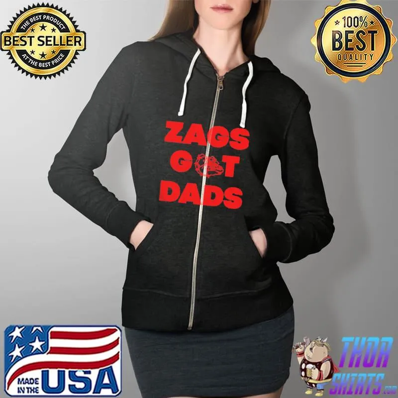 Bulldogs dawgs zags got dads Full Zip Hooded