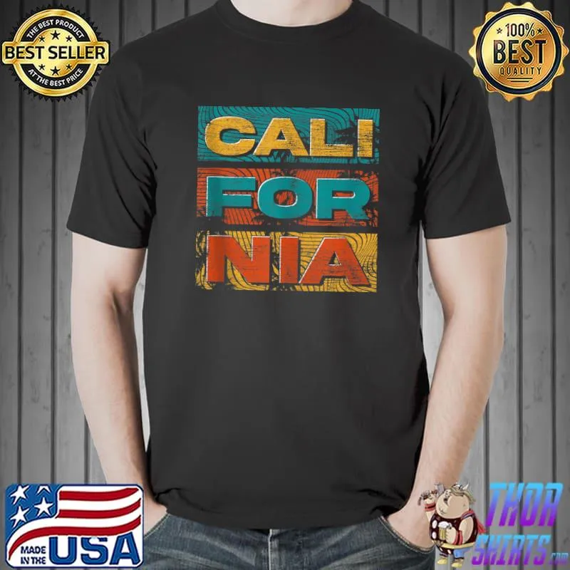 Californian Summer Vibes Summer Vacation Retro California T-Shirt