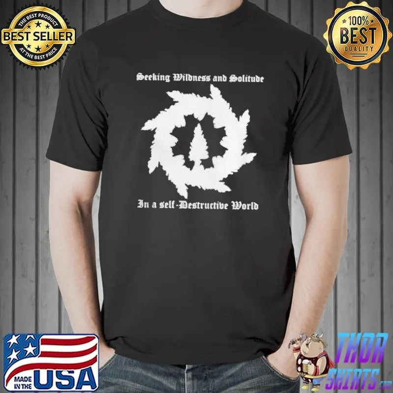 Carpage panick seeking wildness and solitude in a self destructive world Unisex