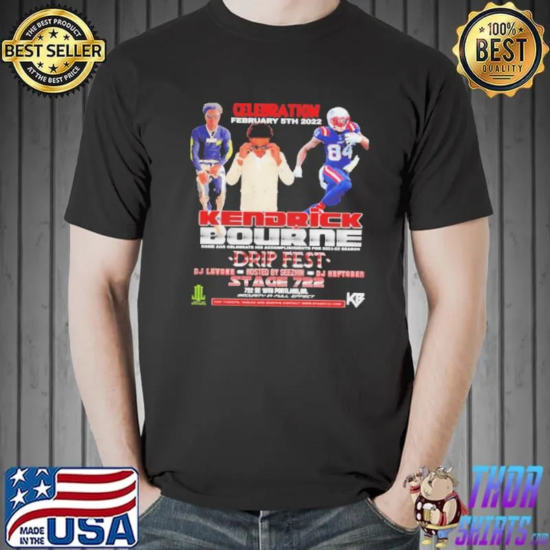 Celebration kendrick bourne come and celebrate his accomplishments for 2021 22 season Unisex