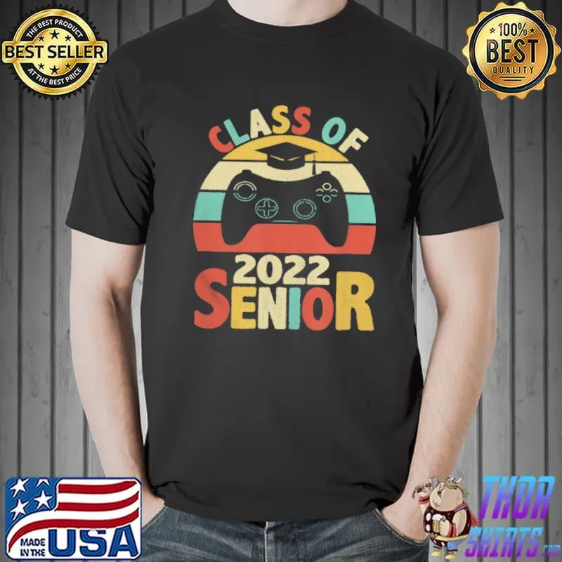 Class of 2022 senior video games college school graduation Unisex