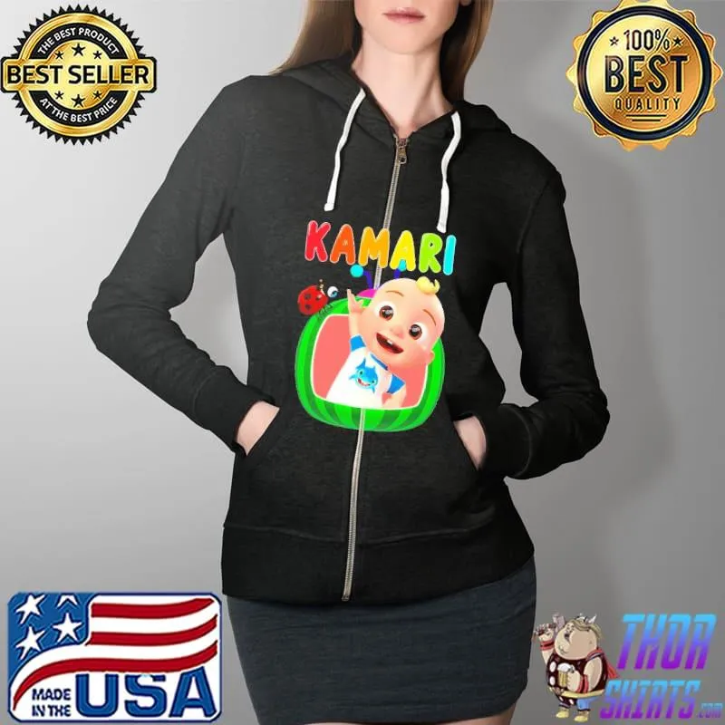 Cocomelon Personalized Birthday T-Shirt Full Zip Hooded
