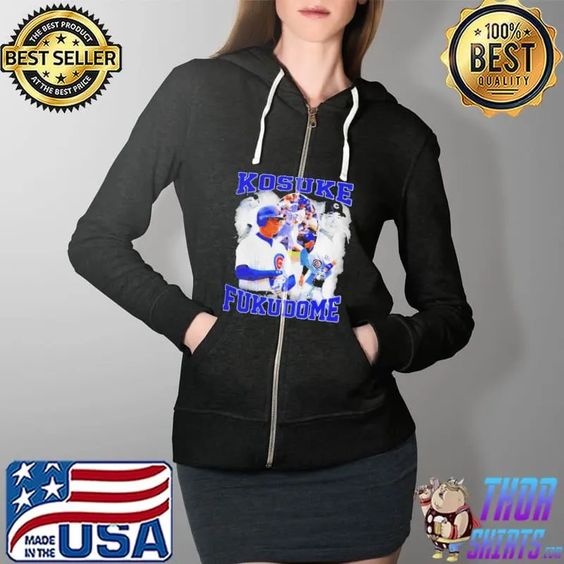 Cubs fukudome kosuke fukudome mlb Chicago Cubs Full Zip Hooded