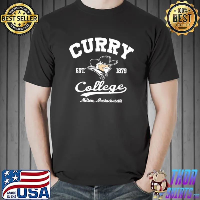 Curry EST 1879 College Milton Massachuselts Shirt Unisex