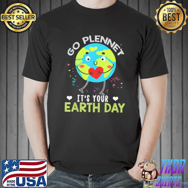 Cute Earth Day Shirt Earth Day Planet 2022 Anniversary Day T-Shirt