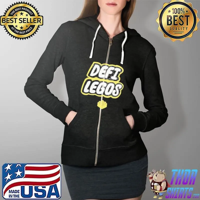 DefI legos Full Zip Hooded