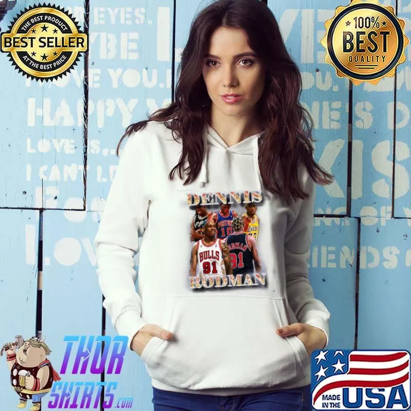 Dennis rodman vintage basketball bootleg shirt