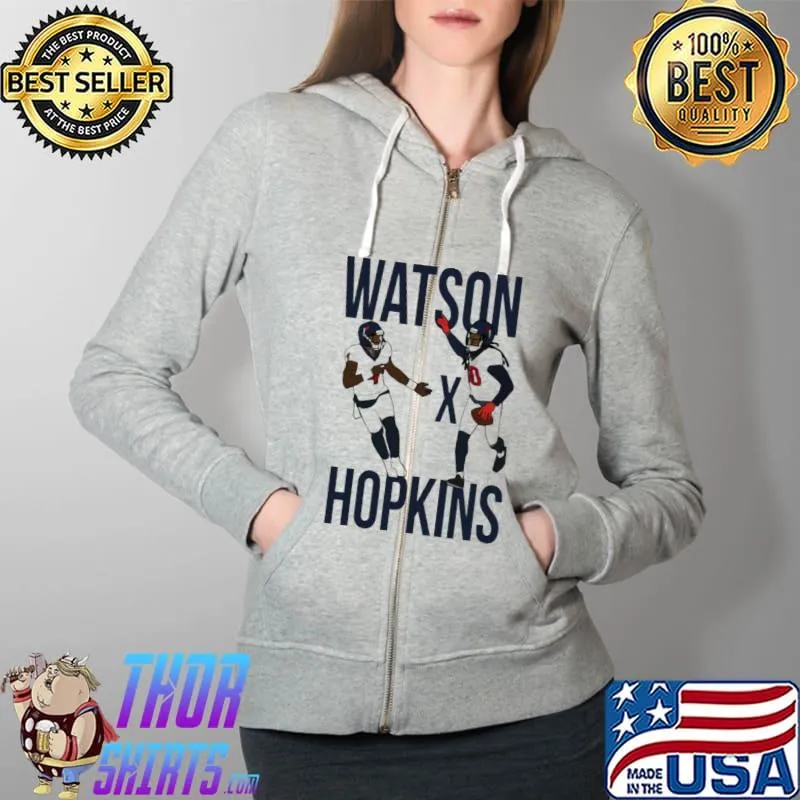 Deshaun watson and hopkins Full Zip Hooded