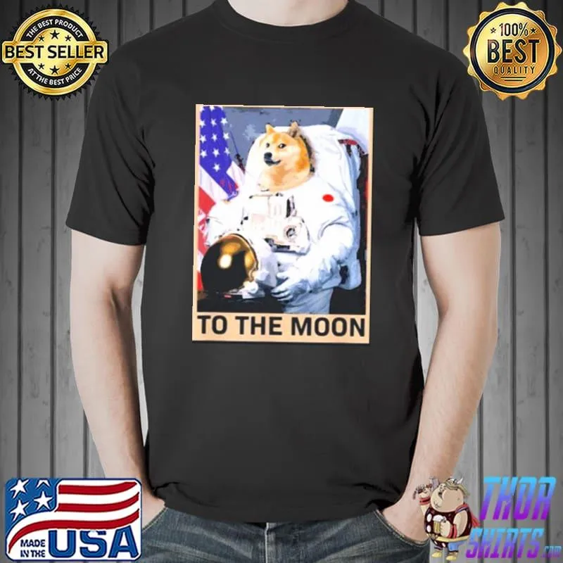 Dogecoin astronaut to the moon blockchain hold crypto Unisex