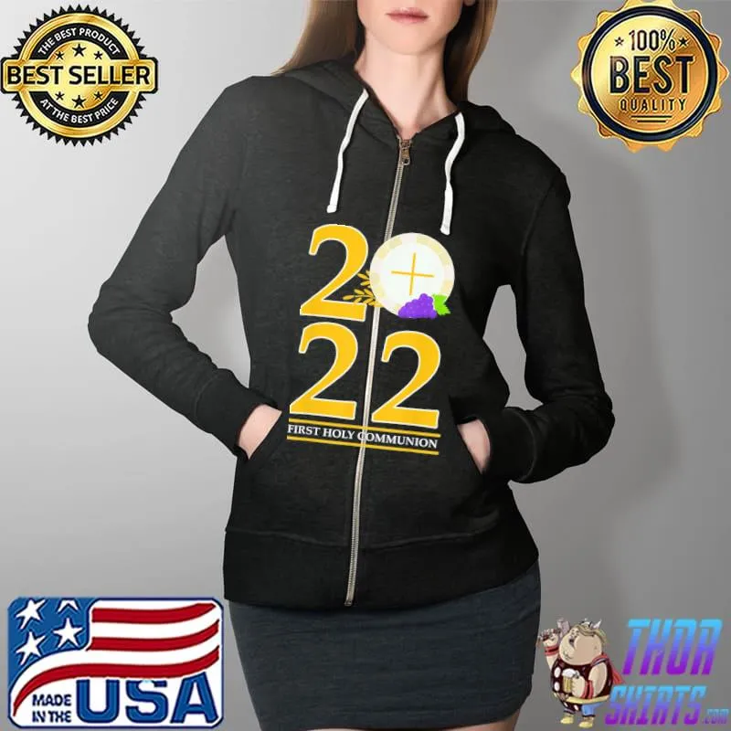 Eucharist host catholic my first holy communion 2022 Full Zip Hooded