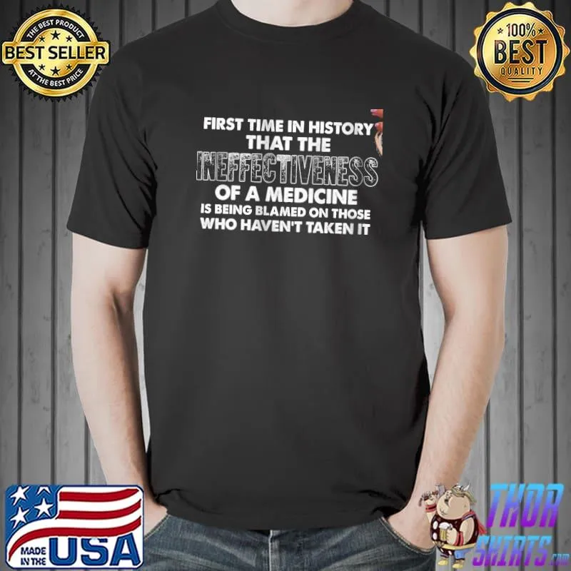 First time in history that the ineffec tiveness of a medicine Unisex
