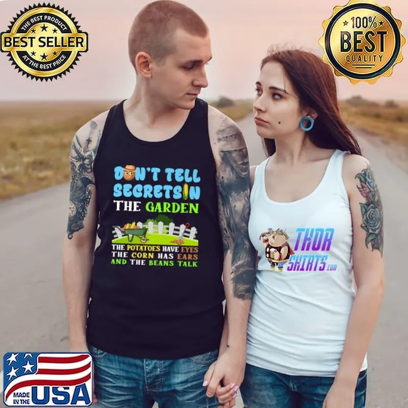 Gardening Vegetable Shirt Gardener Humor Plant Lady Premium T-Shirt Tank Top