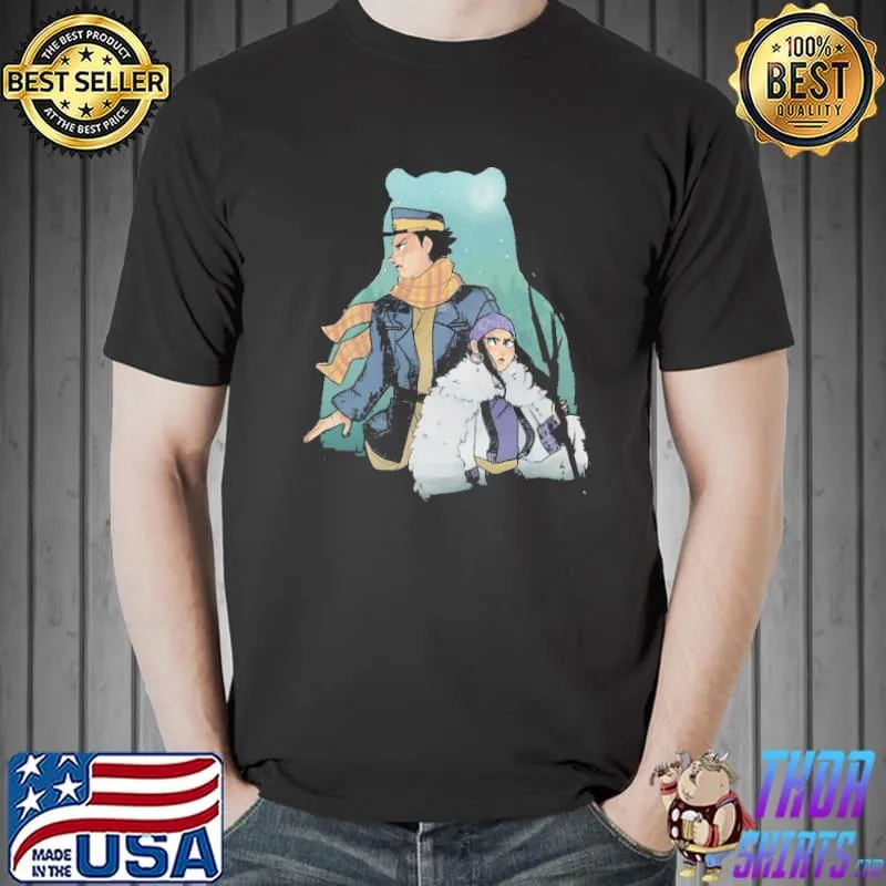 Golden kamuy art anime bear shirt