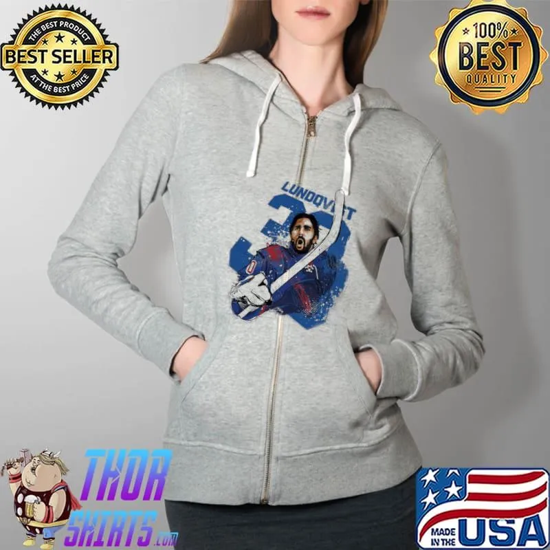 Henrik lundqvist new york rangers national hockey league Full Zip Hooded