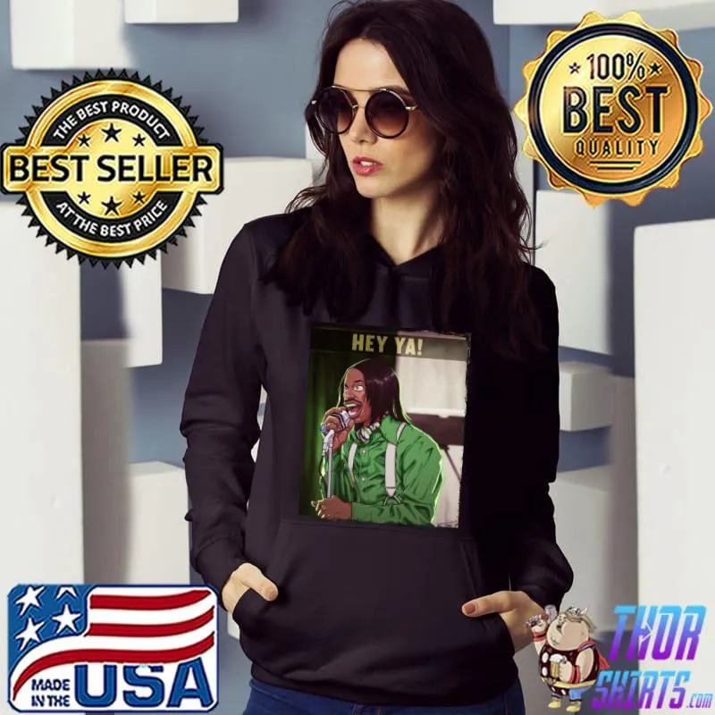 Hey ya Dennis Rodman one Piece Like Illustration Poster Shirt Hoodie