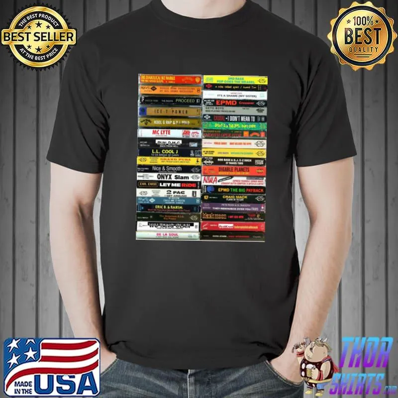 Hip Hop Tapes 90s Vintage Shirt