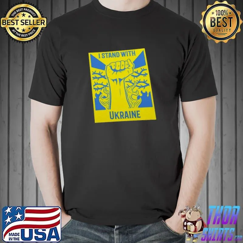I stand with Ukraine antI putin support Ukraine shirt