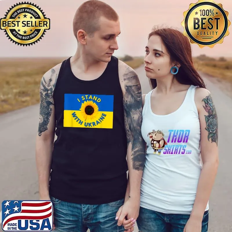 I stand with Ukraine the sunflower ukraine's national flower Tank Top