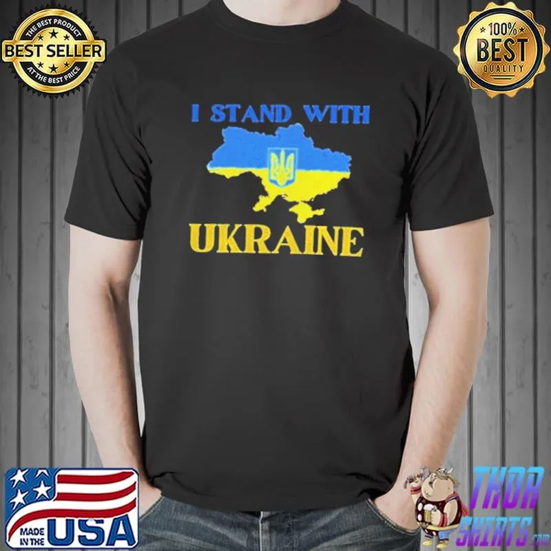 I stand with Ukraine top war in Ukraine ukrainian flag Unisex