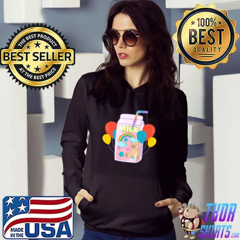 Kidcore Aesthetic Kawaii Milk Carton Alt Indie 80s 90s Retro Premium T-Shirt