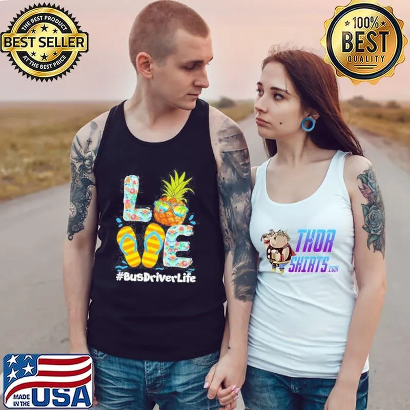 Love bus driver life Tank Top