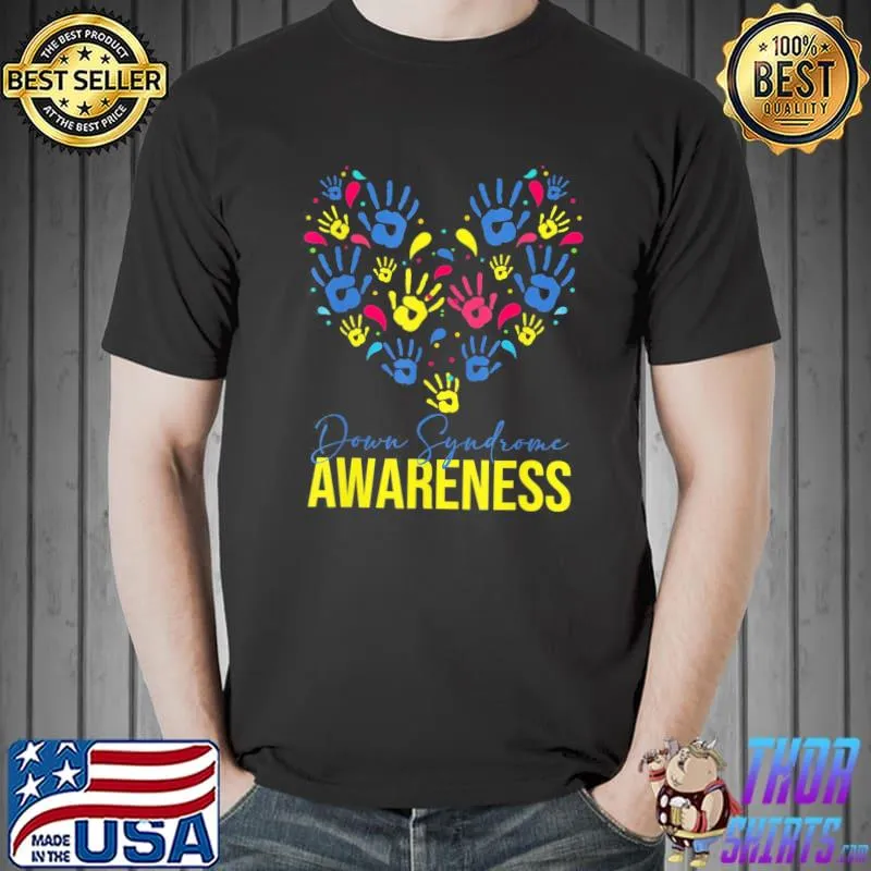 Love World Down Syndrome Day Awareness Socks 21 March T-Shirt