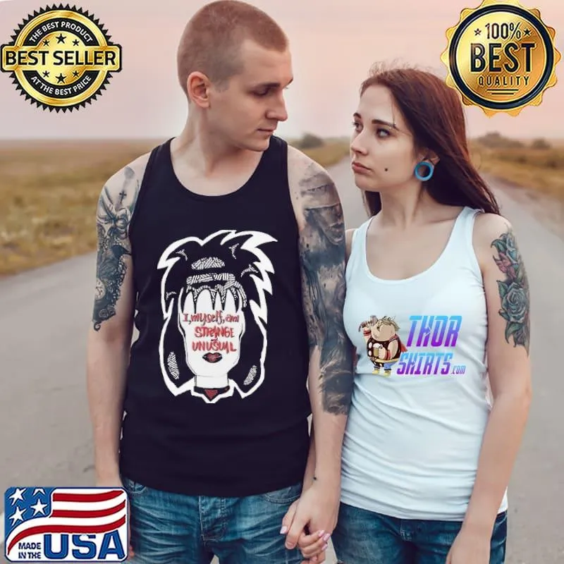 Lydia Strange and Unusual Beetlejuice Inspired Unisex Jersey Short Sleeve Tee Shirt Tank Top