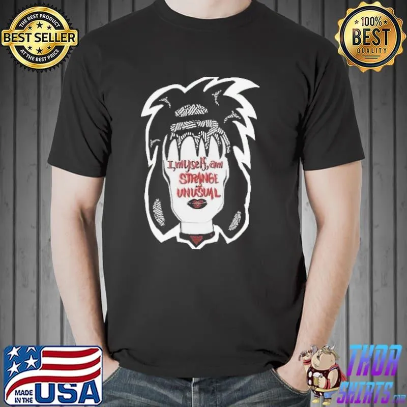 Lydia Strange and Unusual Beetlejuice Inspired Unisex Jersey Short Sleeve Tee Shirt