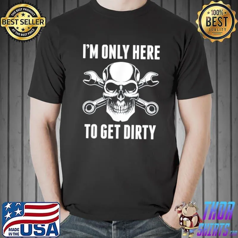 Mens Auto Mechanic Garage Fix Cars Mechanic Tools T-Shirt Unisex