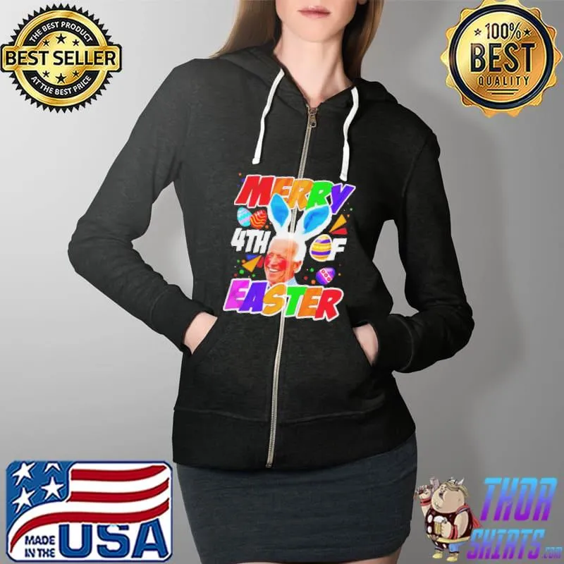 Merry 4th of easter Biden Full Zip Hooded