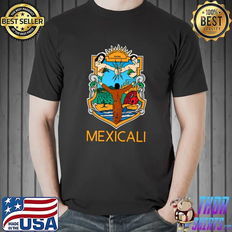 Mexicali Baja California Estado Mexico Escudo Eagle Aguila Premium T-Shirt