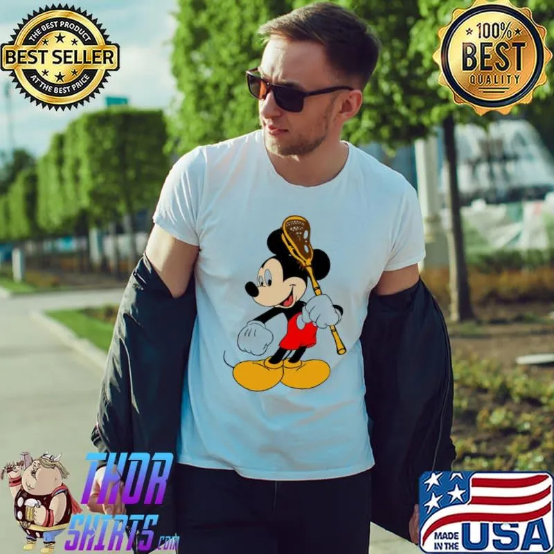 Mickey Mouse Lacrosse Shirt Unisex