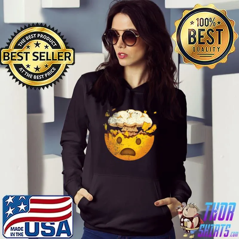 Mind Blown - Distressed Premium T-Shirt Hoodie