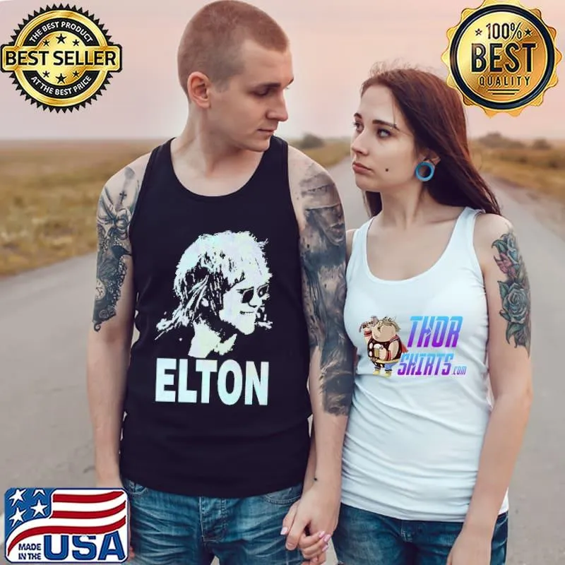 New 1973 Elton John Concert Tour Mens T-Shirt Tank Top