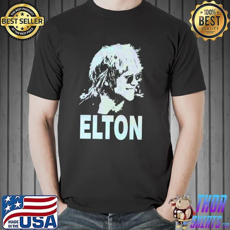 New 1973 Elton John Concert Tour Mens T-Shirt Unisex