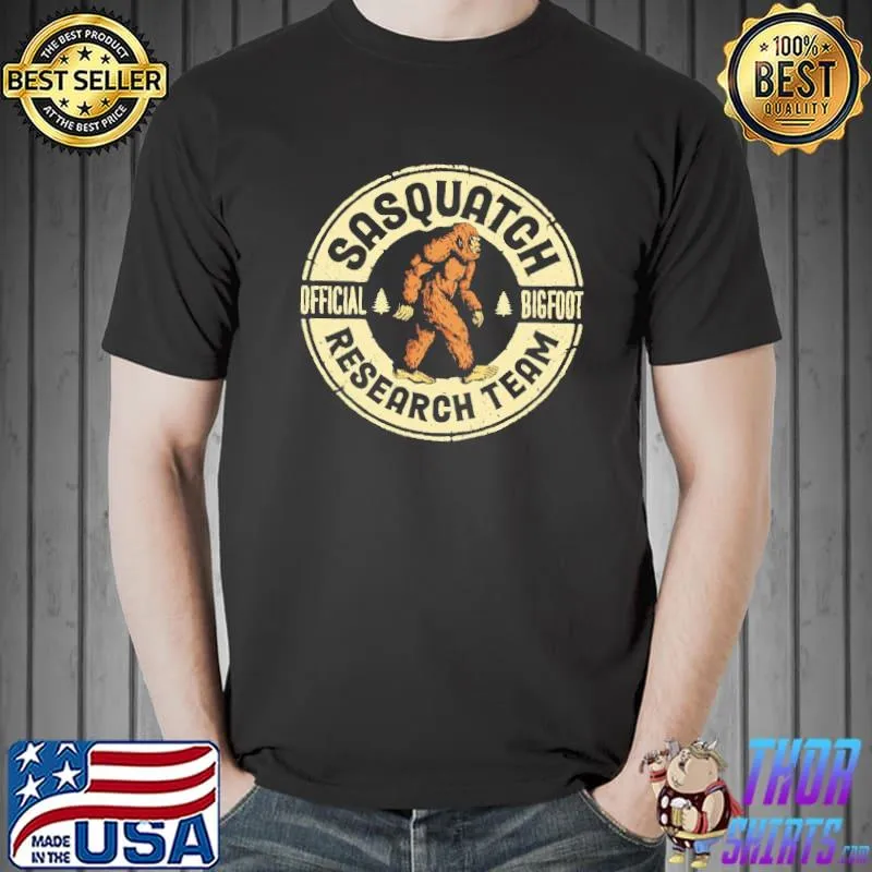 Official Bigfoot Sasquatch Research Team Shirt