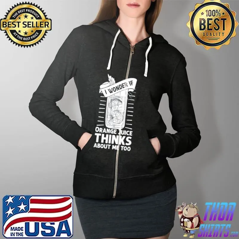 Orange Juice Machine Juicer Drink Mix Fresh Maker T-Shirt+ Full Zip Hooded