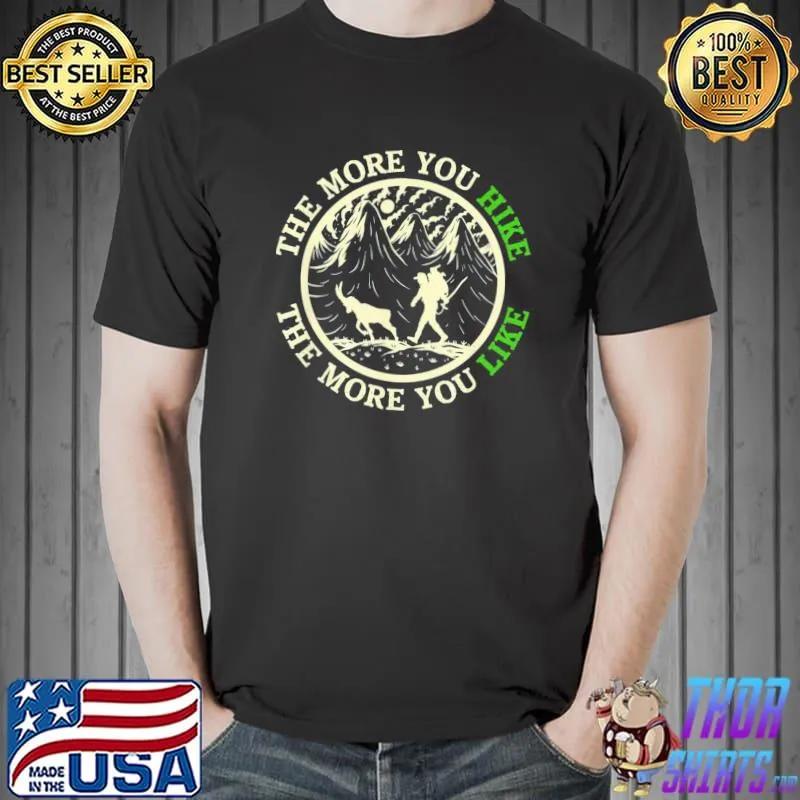 Outdoor Hiking Graphic Camping In Mountains Or Nature T-Shirt Unisex