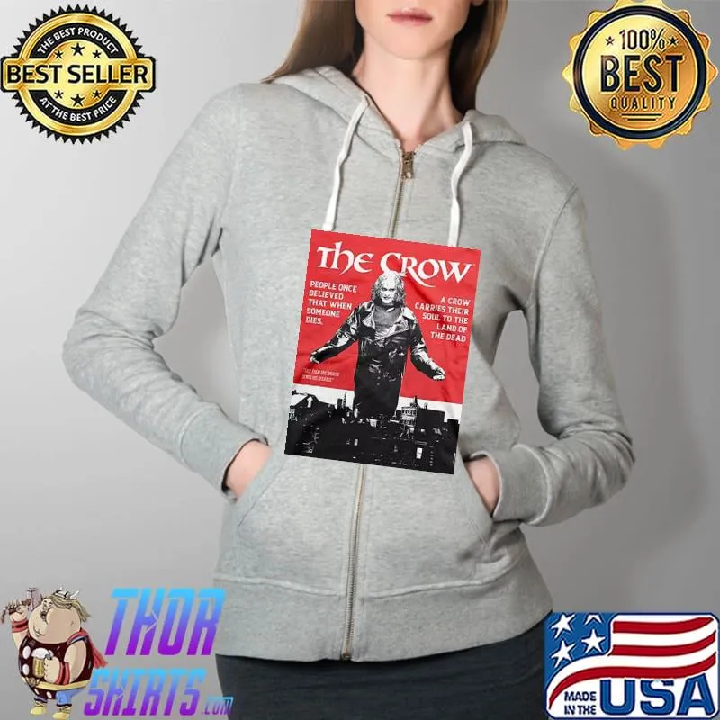 People Once Believed Poster The Crow Shirt Full Zip Hooded
