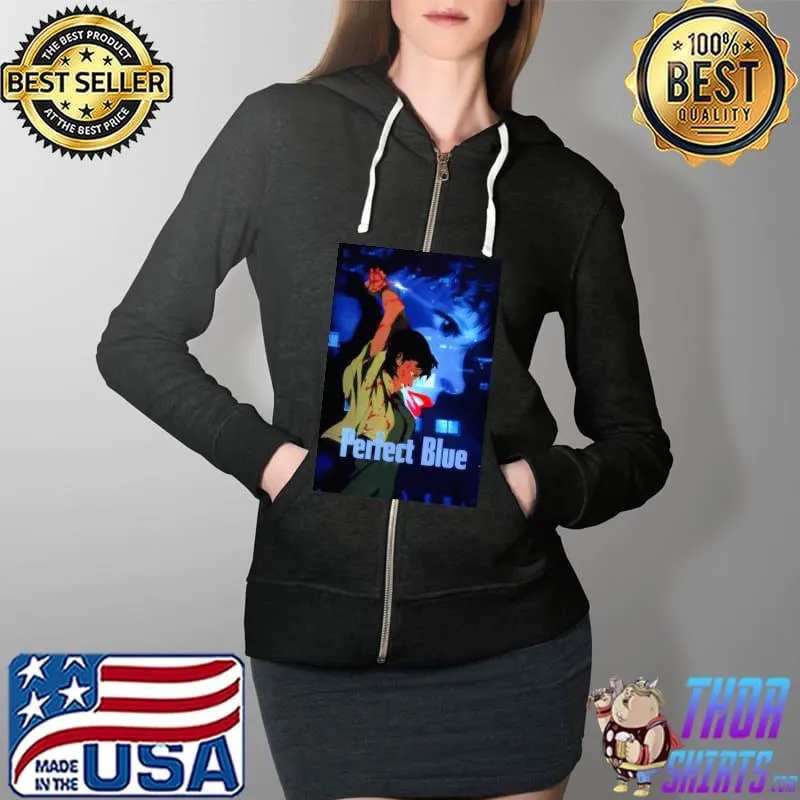 Perfect Blue Satoshi Kon 1997 Anime Japanese Unisex T-Shirt Full Zip Hooded