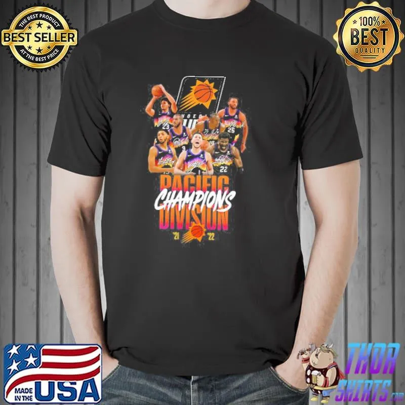 Phoenix Suns 2022 Pacific Division Champions 75 Anniversary Locker Shirt Unisex