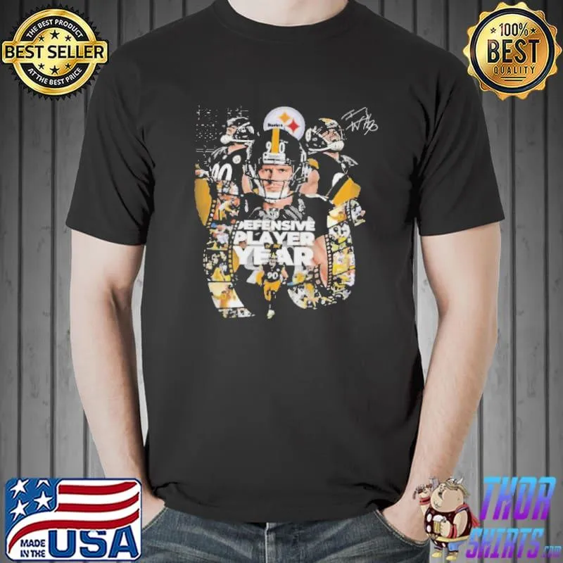 Pittsburgh Steelers defensive player of the year signature shirt