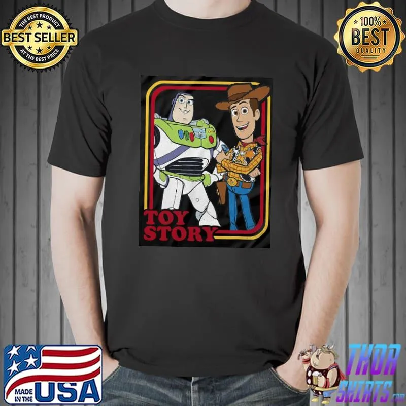 Pixar Toy Story Buzz Light Year Woody Buds Disney T-Shirt