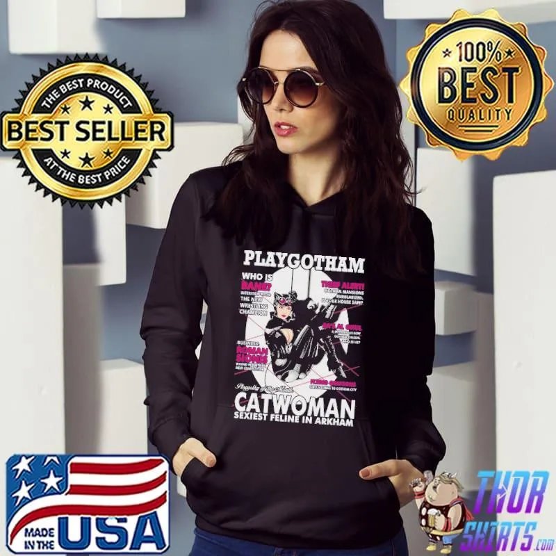 Play Gotham CatWoman Sexiest Feline In Arkham Shirt